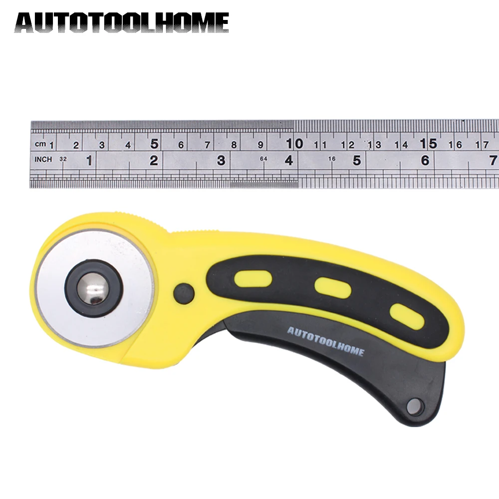 AUTOTOOLHOME 45 мм Вращающийся резак 20 шт. набор лезвий для пополнения OLFA Ткань Бумага