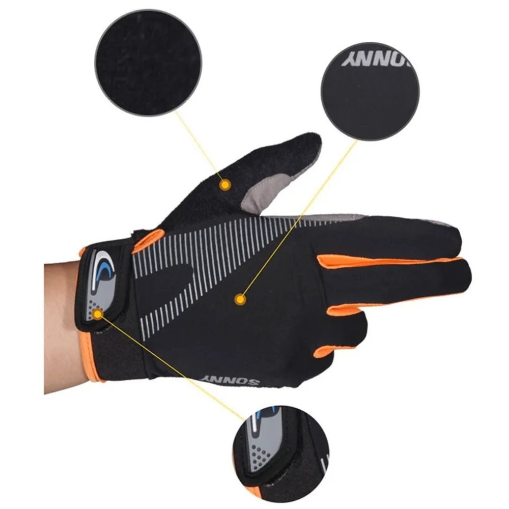 High Elasticity Outdoor Cycling Gloves Breathable Bicycle Gloves with Anti-slip Screen-touchable Unisex Bike Gloves