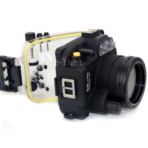 Водонепроницаемый подводный корпус камеры чехол для sony NEX5R nex-5R 18-55 мм объектив