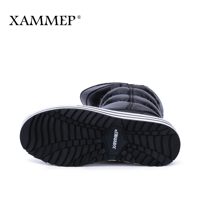 Xammep Брендовая женская зимняя обувь большого размера сапоги до колена