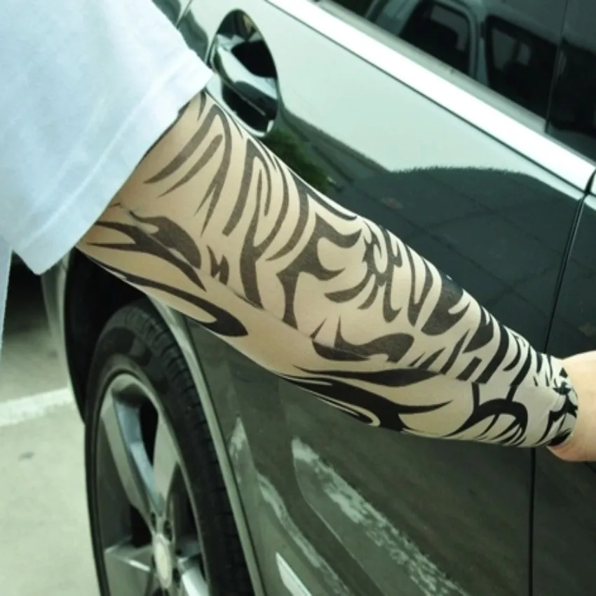 1 шт. наклейки на тело крутой временный рукав татуировки нейлоновые Полосатые