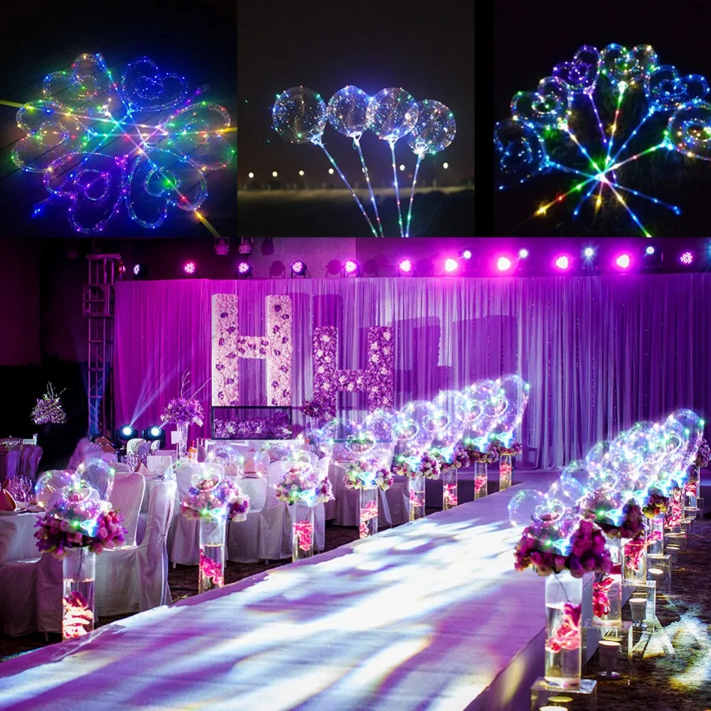 Ручной прозрачный шар БОБО Сияющий воздушный игрушки полые в форме сердца с