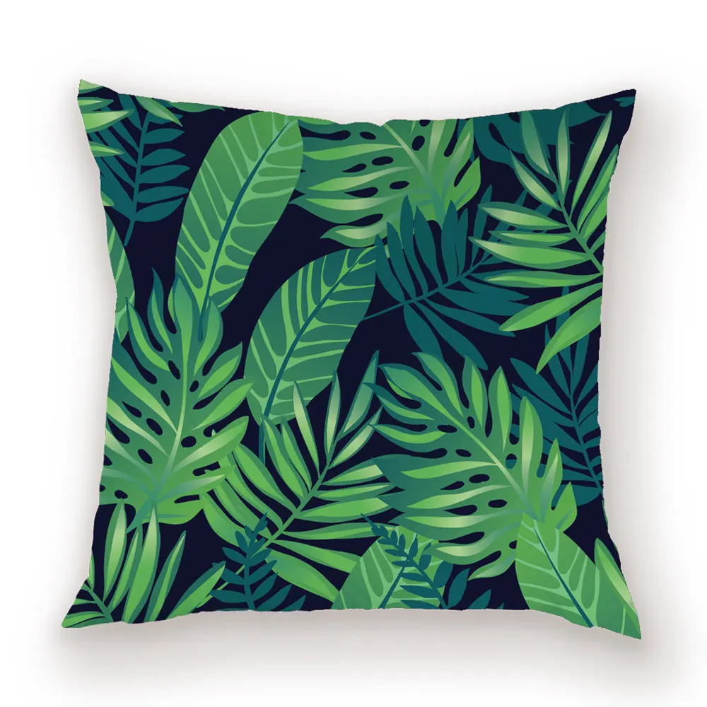 L1513-5 Тропические джунгли Декоративные Чехлы на подушки Palmetto ананас Роскошный декор подушки завод павлин красочный чехол для подушки наволочка - Цвет: L1513-5