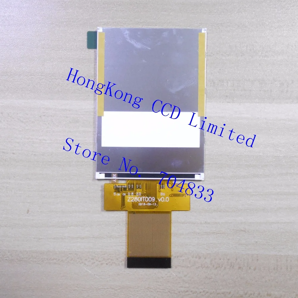 2,8 дюймов TFT ЖК-дисплей Z280IT009 240*320 ILI9341 SPI 3-провод 4-провод последовательный порт 8-битный 16-битный параллельный порт стандартный интерфейс