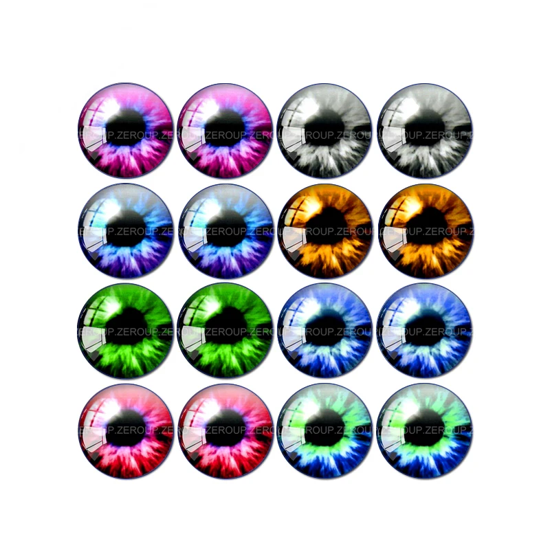 16 шт. круглые стеклянные кабошоны с разными узорами|earring setting|glass cabochonpattern glass cabochon |