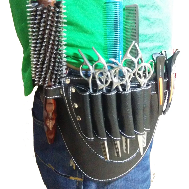 Styling Accessories Salon Barber Scissors Bag Scissor Clips Shears Shear Bags Tool Hairdressing Holster Pouch Holder Case Belt | Красота и
