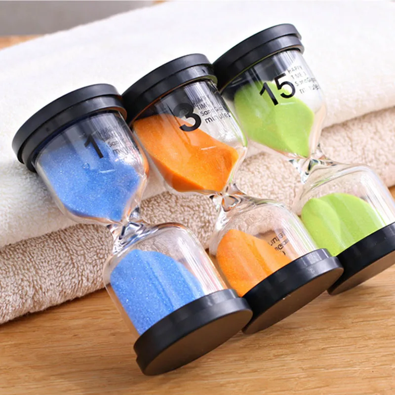 1pc Home Ornament Desktop Sand Clock Timers 10 minute/15 minutes/30 minutes Hourglass Timer for Children Brush Teeth | Дом и сад