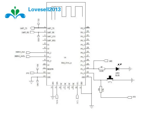 Для Arduino Android IOS BLE Bluetooth 4 0 HM 10 CC2540 CC2541 6Pin Серийный беспроводной модуль DC 5V Power|power