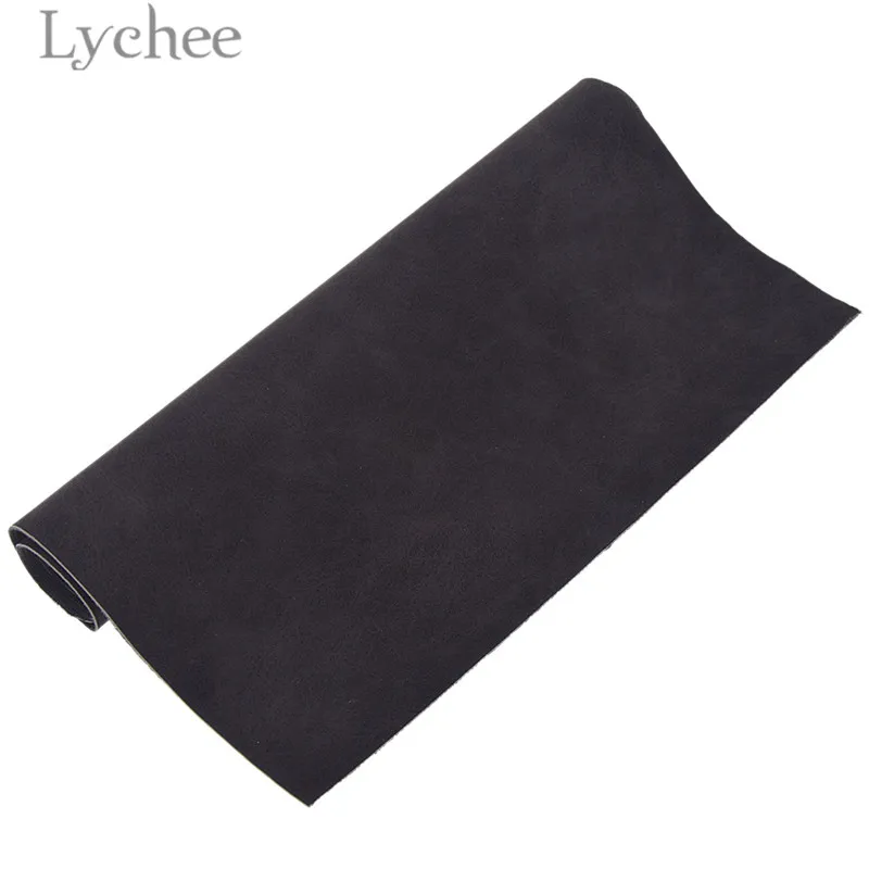 1 Lychee Life 21x29 см A4 искусственная замша PU ткань многоцветный Водонепроницаемый Синтетическая Кожа DIY материал для сумки ремни одежды - Цвет: 1