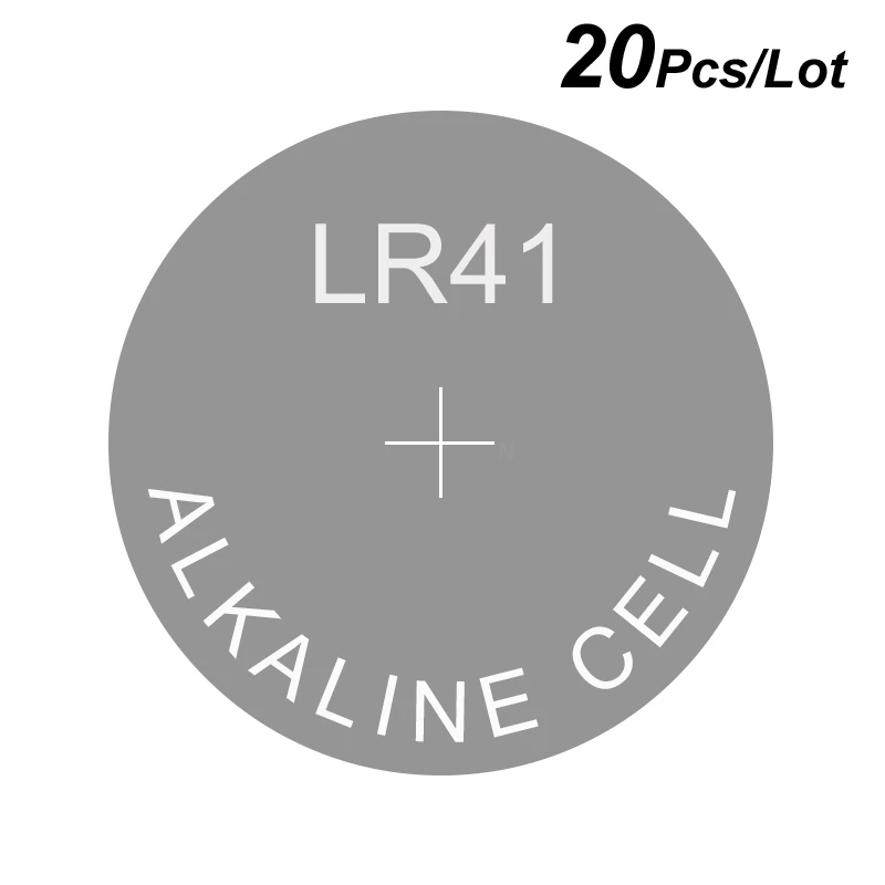 Щелочные кнопочные батарейки AG3 1 4 В LR41 Equivalences 192 384 392 392A 736 CX41 GP192 GP392 LR736 L736 RW47