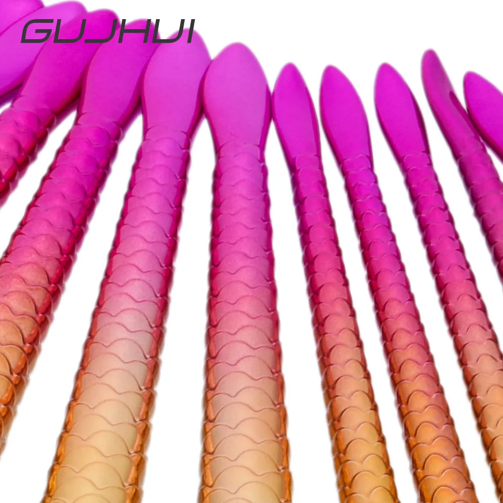 Новые 12 шт. Профессиональные кисти для макияжа Набор натуральных волос пудра