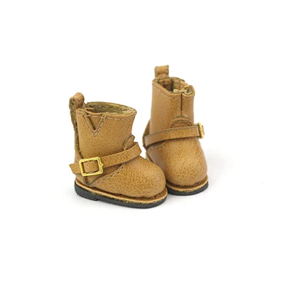 2,2 см длина обувь для кукол Кукла Middle blyth ретро сапоги доступны для OB11 cu-poche blyth куклы среднего размера аксессуары - Цвет: khaki