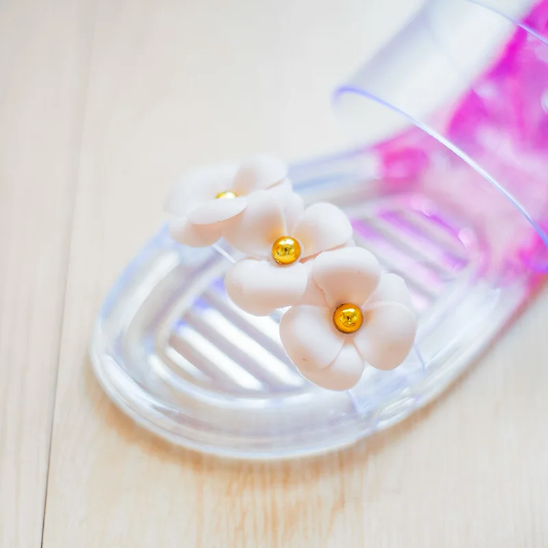 SAILING LU/женские шлепанцы с кристаллами камелии лето 2019 женские слипоны на плоской