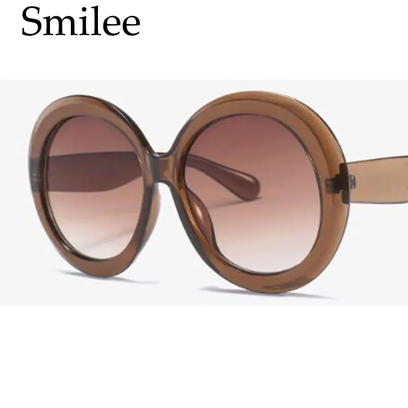 Очки солнцезащитные женские/мужские круглые винтажные классические ретро