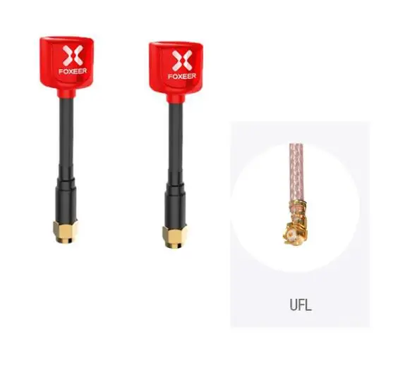 Foxeer 5,8 Г 3dBi TX RX RHCP круговой поляризационные Omni FPV телевизионные антенны SMA RP-SMA гриб телевизионные антенны - Цвет: Red UFL