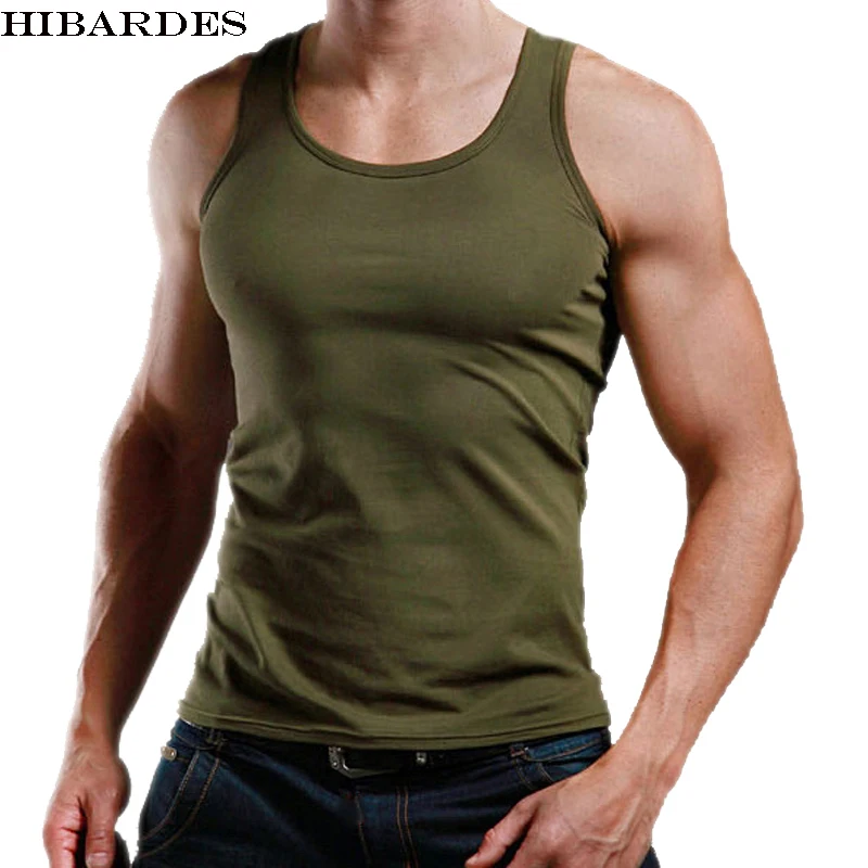 Для Мужчин's Безрукавки для женщин Фитнес T рубашка 93% хлопок удобные мужчин без