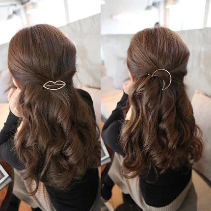 Metal Ponytail Holder with Different shape Hairclips women hair accessories for a half-up hairstyle | Scrunchie