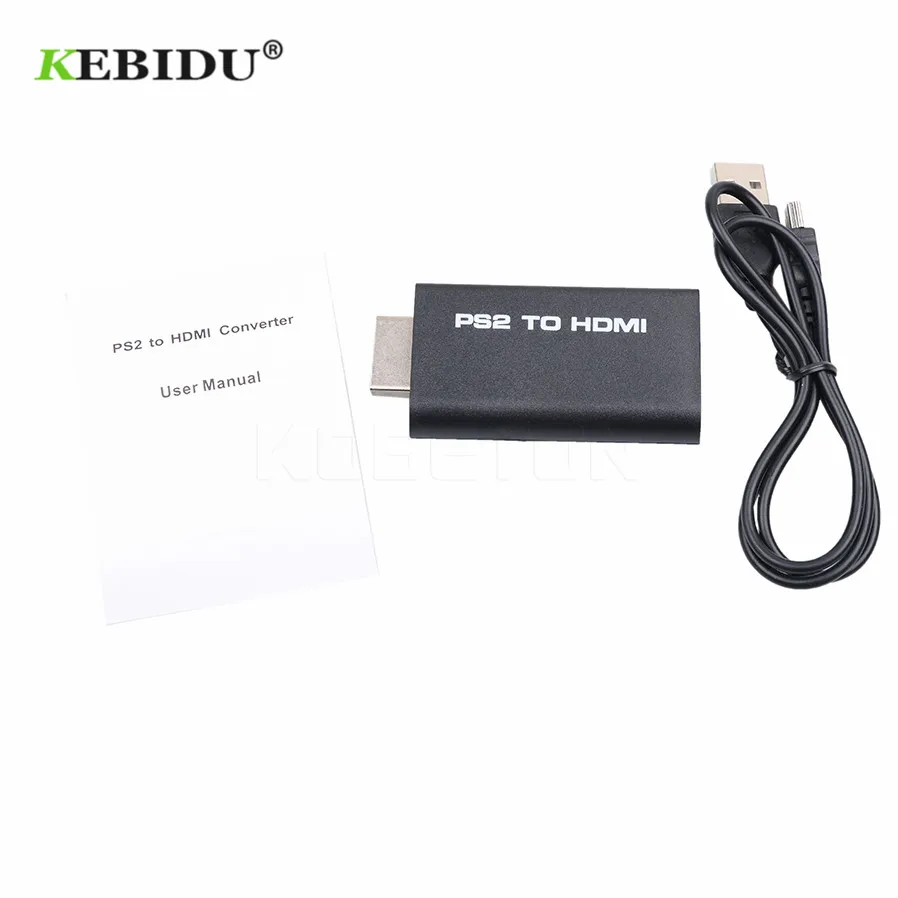 Для PS2 HDMI совместим с 3 5 мм Аудио Видео конвертом для плеера адаптер HDTV Поддержка