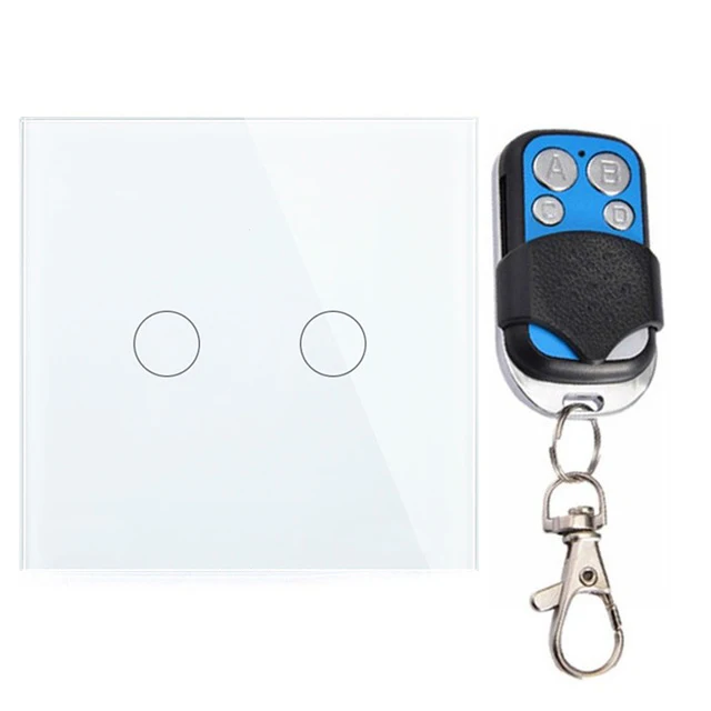 TLINK умный дом Роскошный белый кристалл Стекло переключатель сенсорный