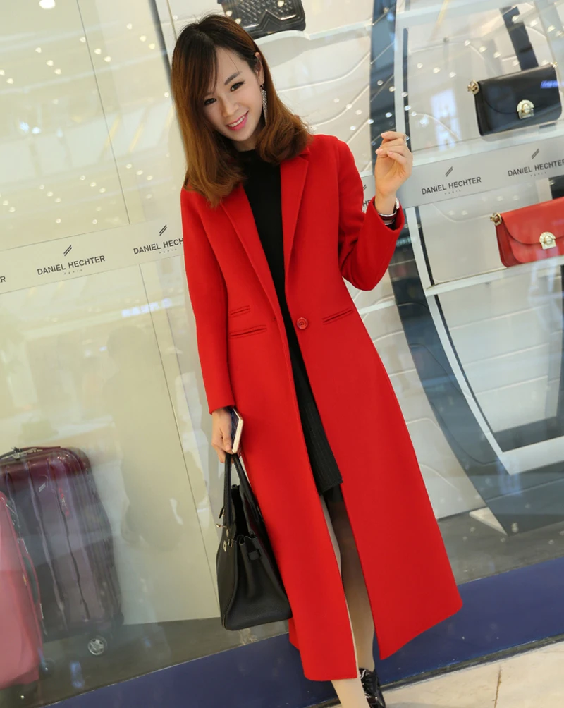 Женский Повседневный костюм с воротником шерстяное пальто новинка 2019|designer wool