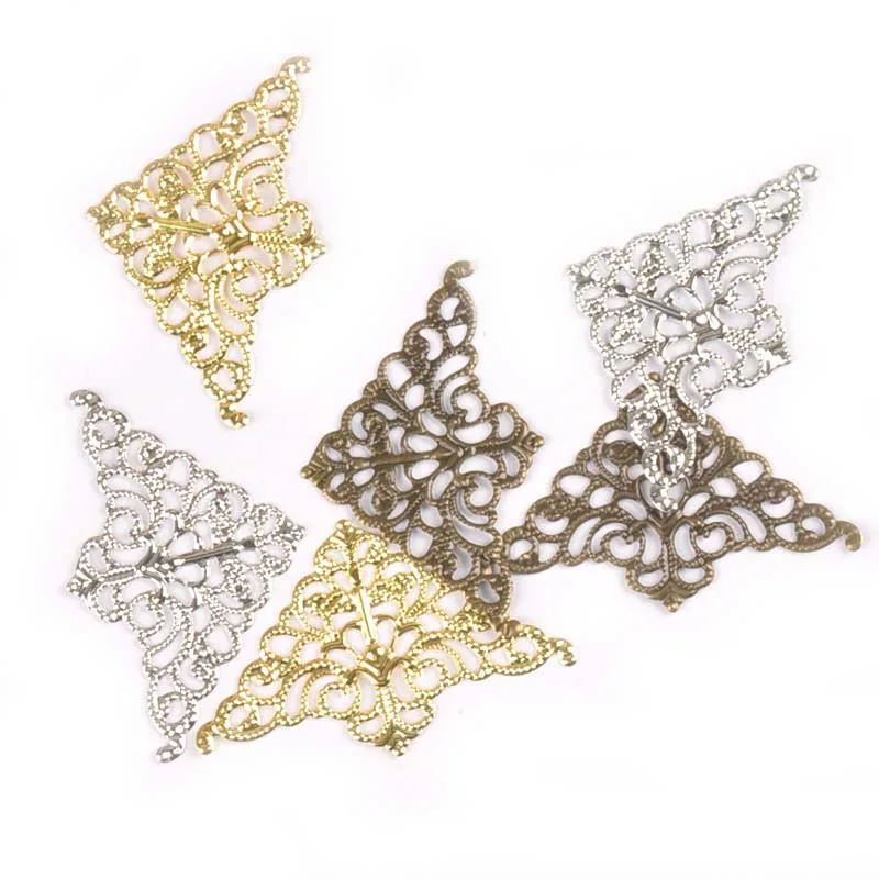 10 шт. разноцветные металлические инструменты для рукоделия античные филигранные