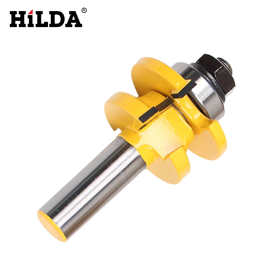 HILDA 1/2 ''хвостовик рельсы и Stile Ogee лезвие резак* 3 панели шкафа фрезы Набор фрезы электроинструменты дверной нож деревянная резка