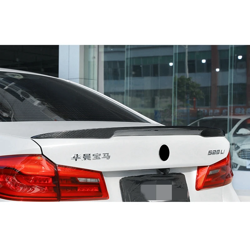 Задний спойлер из углеродного волокна для BMW G30 G38 530i 540i F90 M5 Sedan 4 Door 2017 2018 Black FRP