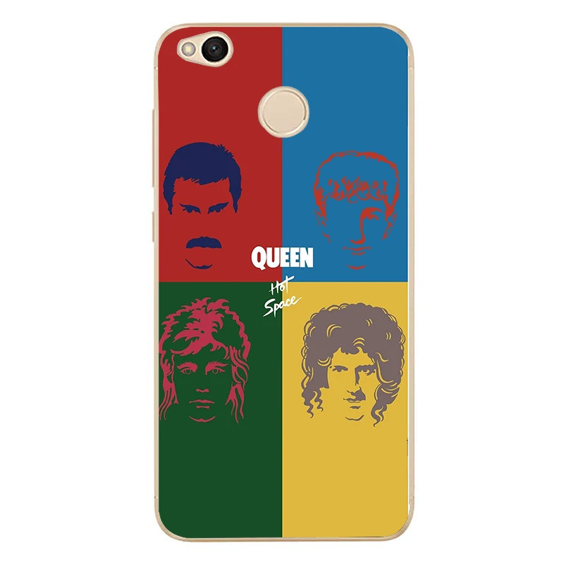 Freddie Mercury Queen band Cover TPU чехол для телефона redmi 4A 4X 5 5a 5Plus note 4 For xiaomi 6 6X 8 note3 miX2S |