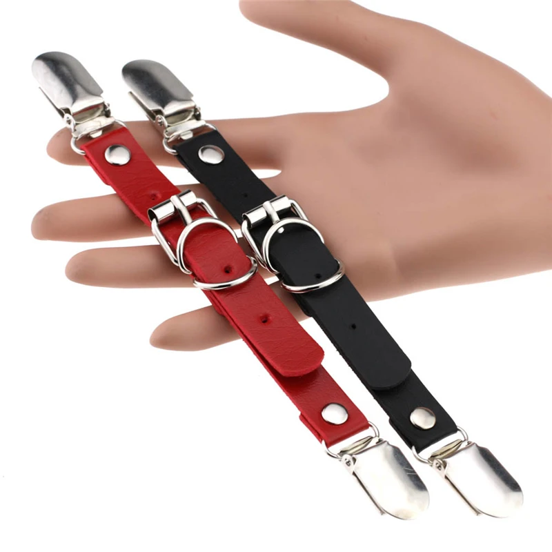 2 шт. подвязки из искусственной кожи для мужчин и женщин|suspender strap|leather suspenderssuspenders