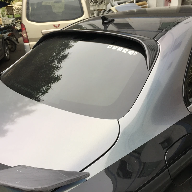 Class Carbon Fiber Rear Roof spoiler Window wing For Mercedes Benz W205 Sedan 4 Door Only 15-17 C63 AMG C200 C250 C180 car | Автомобили и