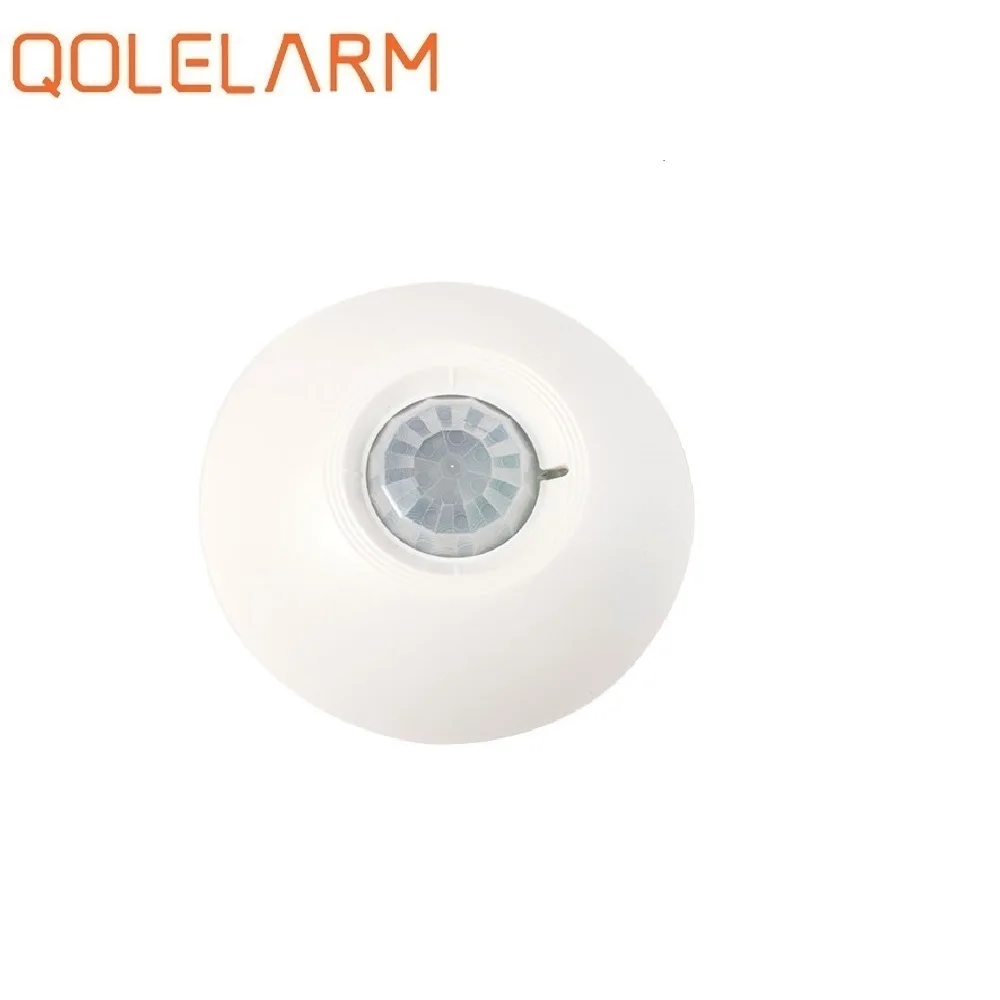 QOLELARM 4/10 pcs каждый много 433 MHZ беспроводной 360 градусов крыши Потолок PIR