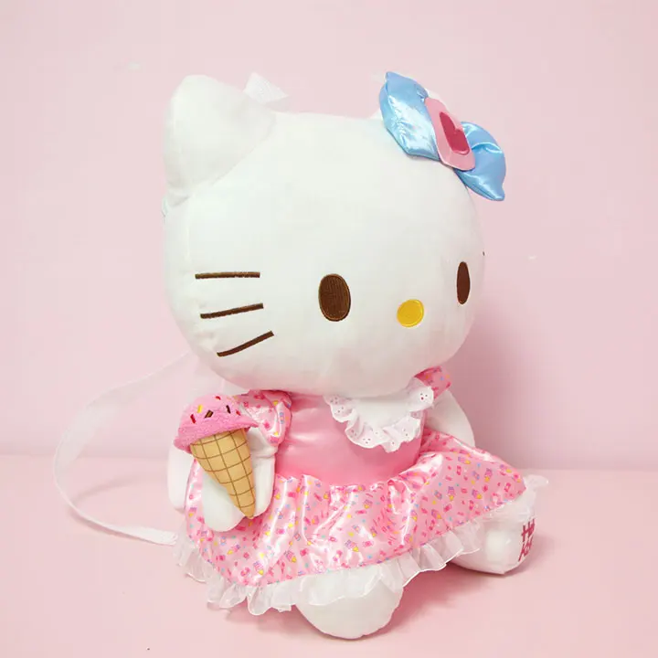 Милый мультяшный Плюшевый Рюкзак hello kitty My Melody, женский рюкзак hello kitty My Melody, детский школьный рюкзак для девочек, подарки для детей