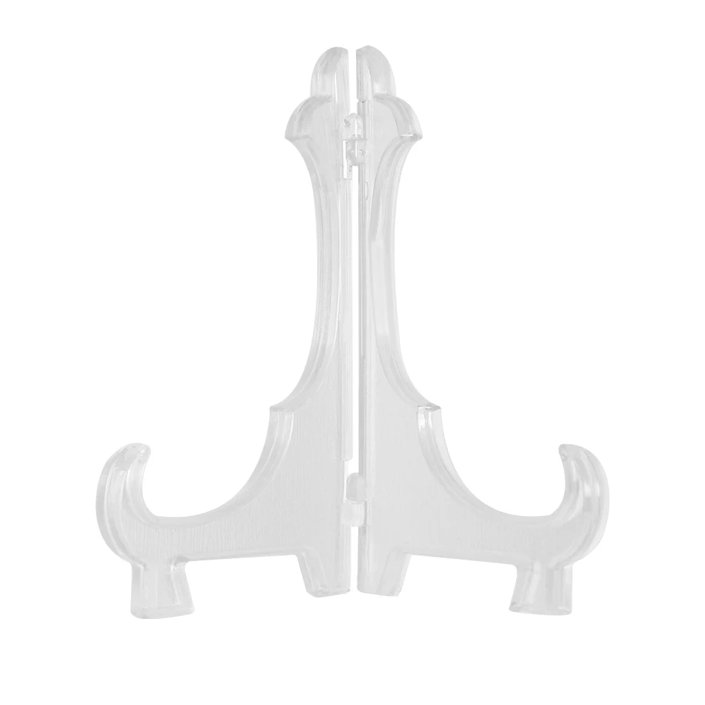 Прозрачный дисплей Мольберт подставка тарелка чаша картина Рамка держатель для