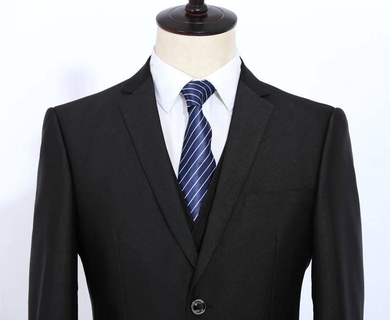 Пиджак + брюки жилет костюм из трех предметов деловые костюмы модное платье