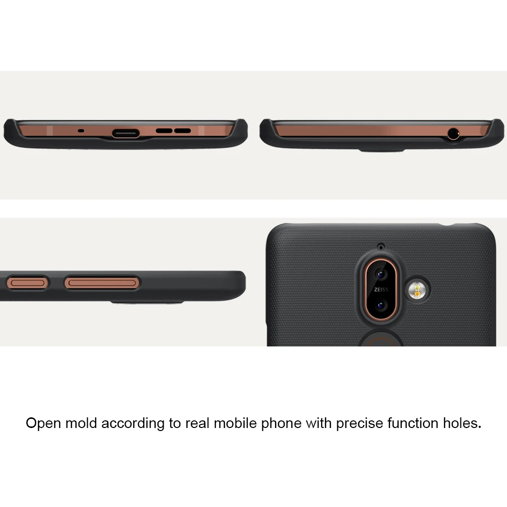 Чехол для Nokia 7 Plus 7 Plus 6,0 дюймов Nillkin матовый защитный чехол для Nokia 7 Plus чехол в подарок