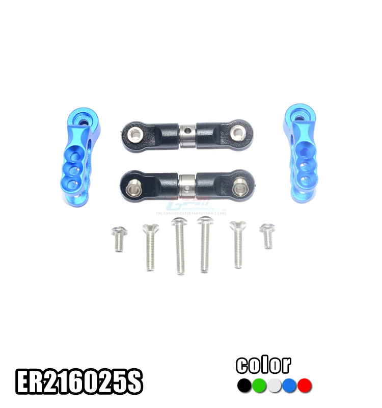 Алюминиевый сервопривод с регулируемым рулем из нержавеющей стали для TRAXXAS E REVO 2 0