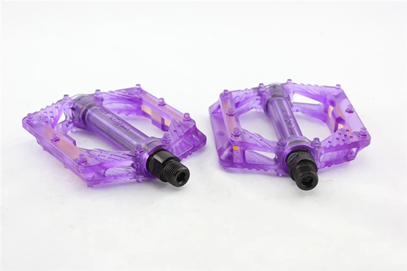 Велосипедные педали Wellgo ультралегкие для горного велосипеда Прозрачные Педали