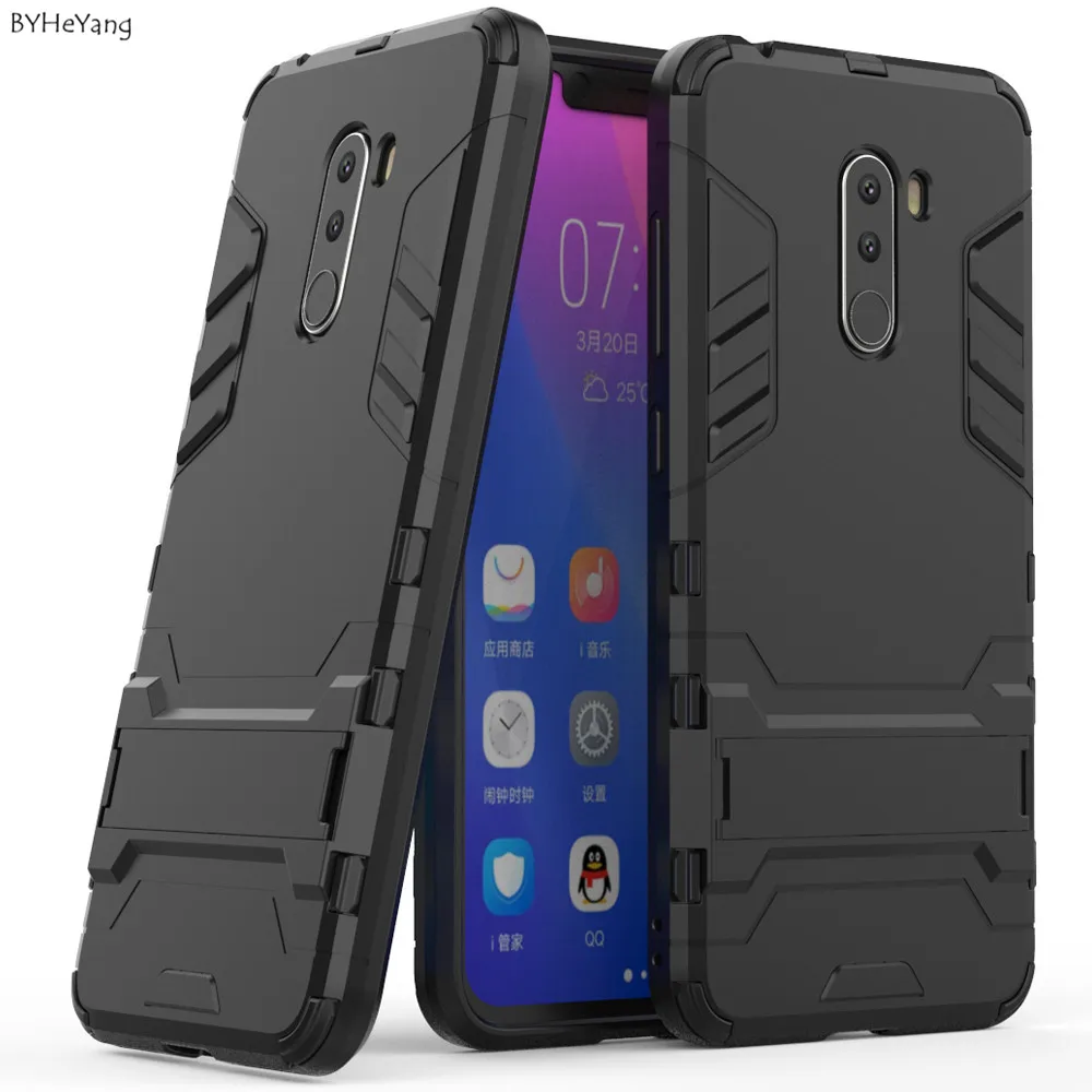 BYHeYang для Xiaomi pocophone F1 чехол глобальной версии силиконовый матовый ТПУ задняя