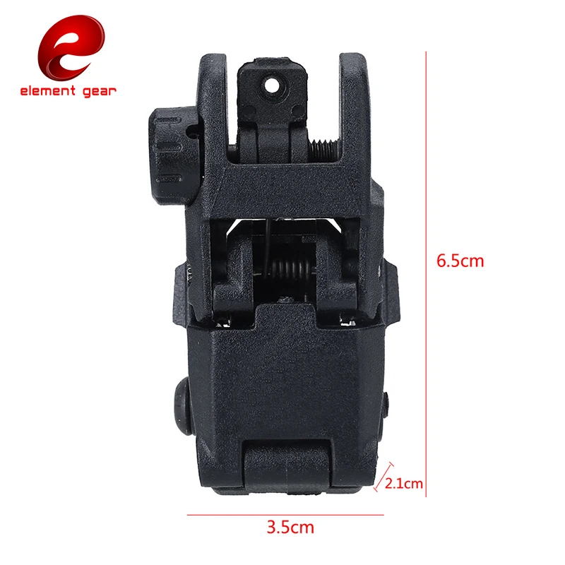 2 шт./лот тактический складной передний/задний Флип вверх резервный BUIS Sight