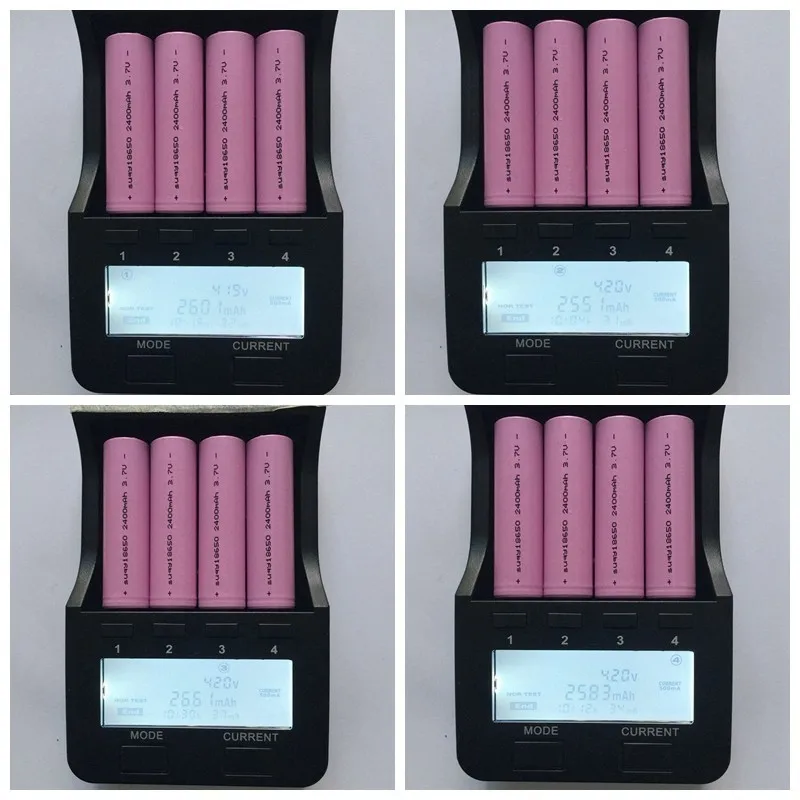 Suqy 12/18/20/24/30/36/40 шт. акумуляторная батарея Recargable 3,7 v 18650 2400mah для Led Фонарь игрушки не печатной платы