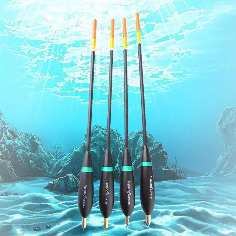 

Пластиковые Рыболовные Поплавки с твердым хвостом длиной 24-26 см, 4 шт.