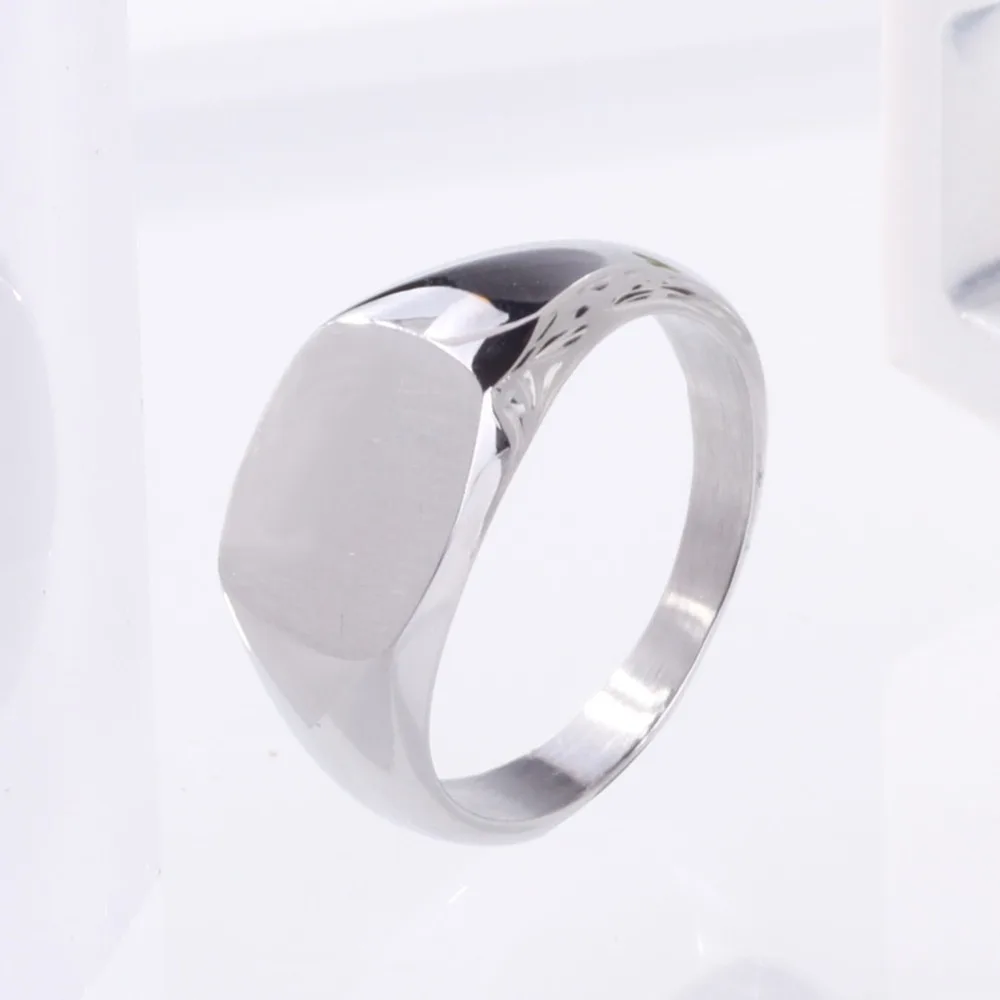 Мужские и женские обручальные кольца Soul из титановой стали с гравировкой имени