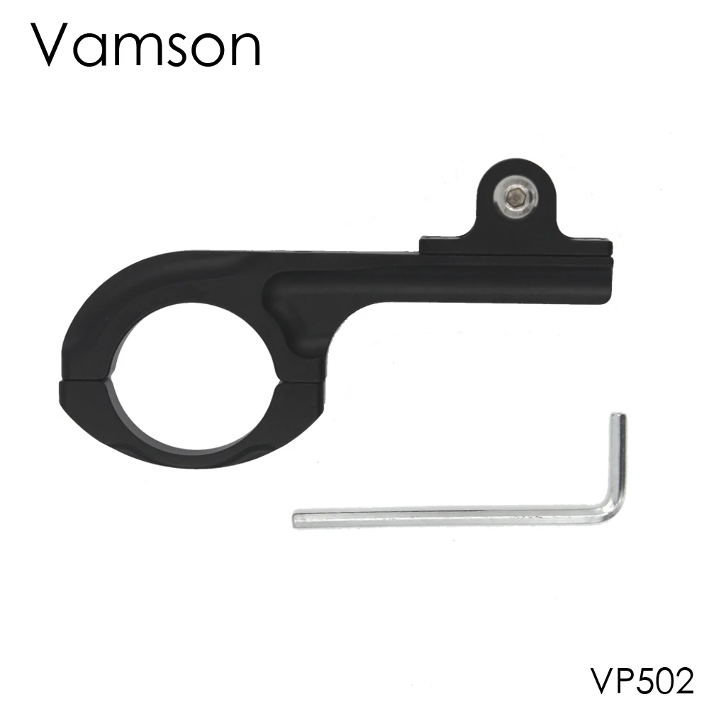 Vamson для Go pro 4 3 2 аксессуары черный мотоцикл велосипед алюминиевый руль крепление
