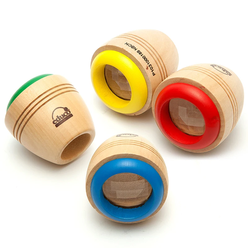 Wood Kaleidoscope Kids Magic World Wooden toys Bee-Eye Effect Kaleidoscopes Children's Science Anti Stress Toys (S5 | Игрушки и