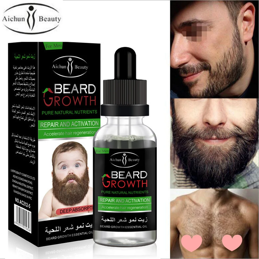 

Aichun Beauty мужские усы, борода, эфирное масло, рост бороды, быстрое усиление усов для лица, питание, восстановление роста