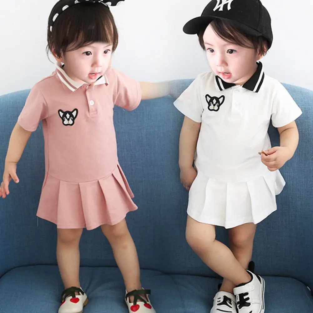 Милое летнее платье для маленьких девочек 2 стиля вечерние платья до колена с