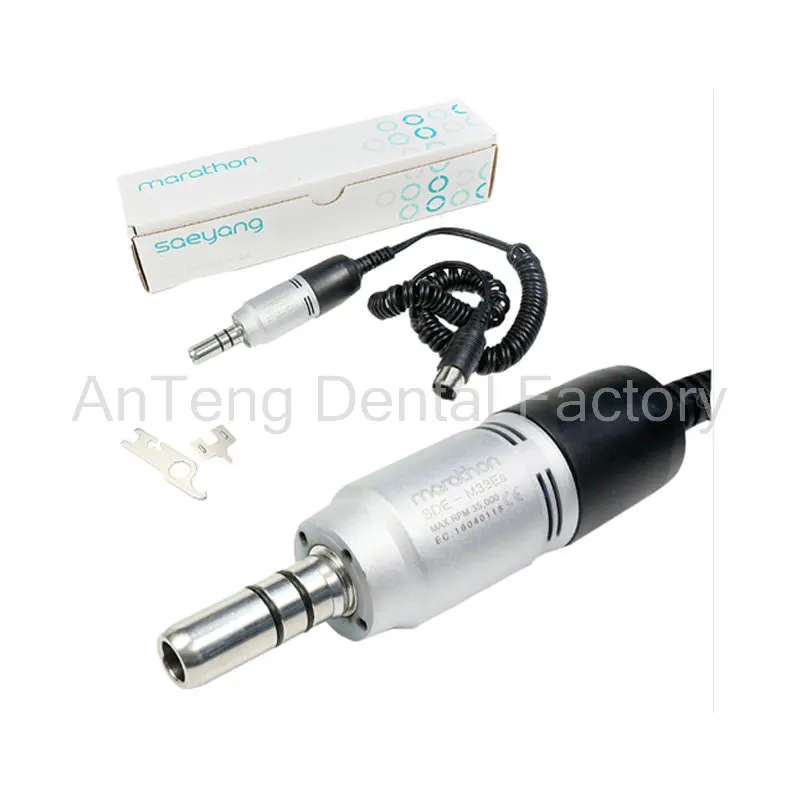 

Hot Selling Dental MARATHON MicroMotor Handpieces SAEYANG E-Type Brush Motor SDE-M33Es