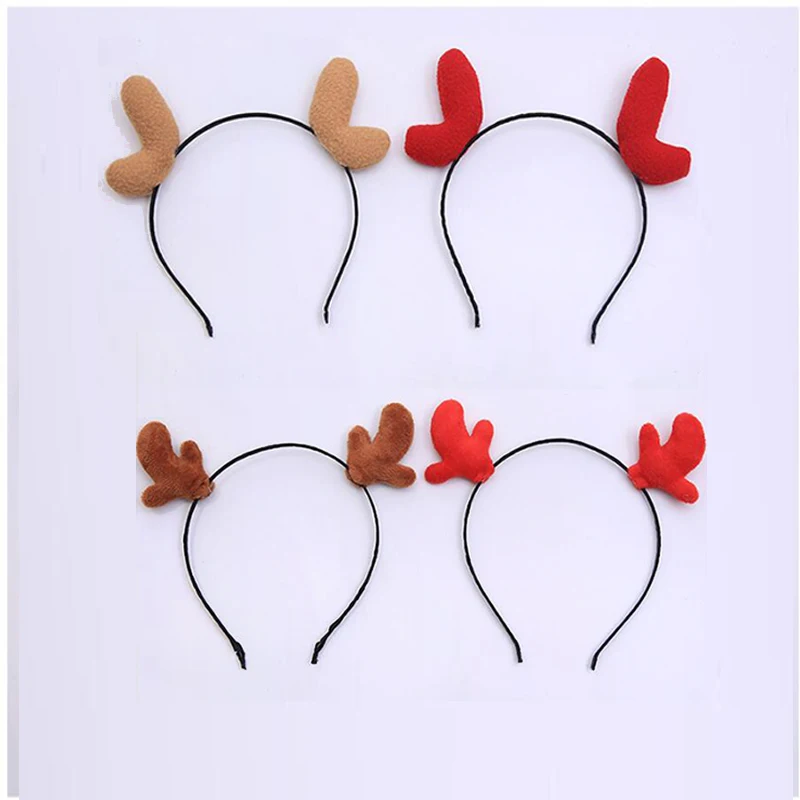 Новинка 2018 повязка на голову с маленькими оленьими рогами головной убор