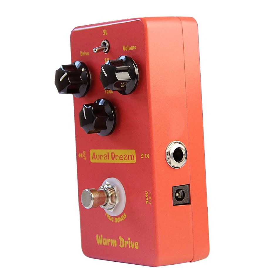 Педаль Эффекта овердрайв для гитары/настоящий обход теплого привода гитарные