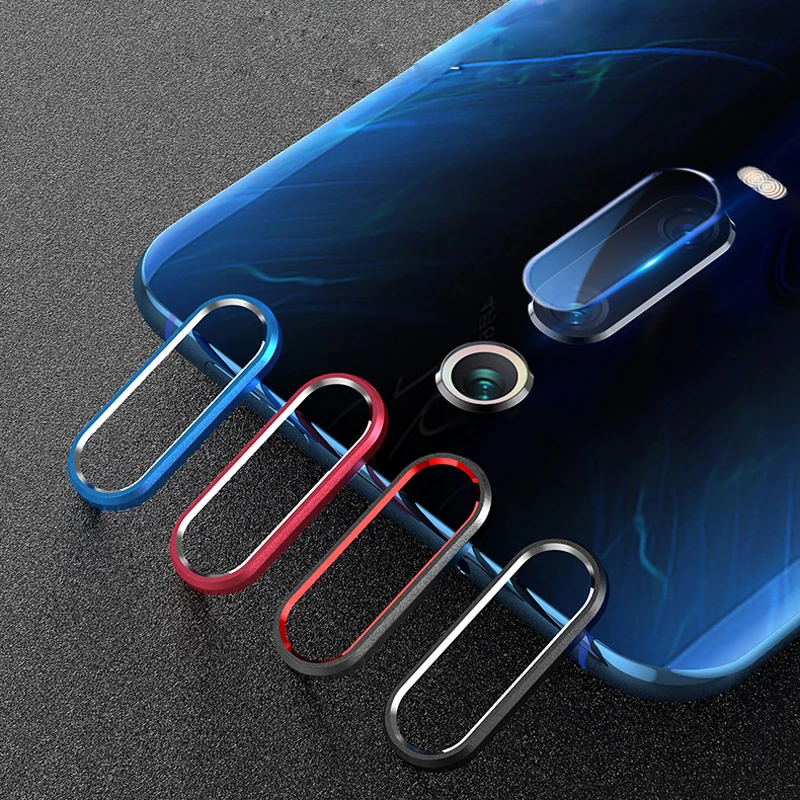 For Xiaomi Redmi K20 Pro Metal Camera Lens Protective Ring Case + Rear Tempered Glass for K20Pro Screen Protector | Мобильные